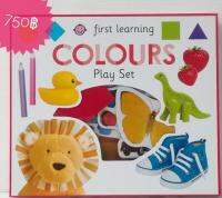 Colours: First Learning Play Sets  เหมาะสำหรับ 1+ กระดาษแข็งหนาทุกหน้า (Puzzle)