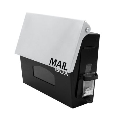 สินค้าใหม่ Mail Box ตู้จดหมาย สีทูโทน เทา-ดำ ขนาดเล็ก กล่องจดหมาย ตู้จดหมายสวยๆ กล่องจดหมายหน้าบ้าน