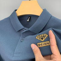 เสื้อยืด100 Kapas Lengan Pendek 2023 Lelaki Lapel Musim Panas Baru Trend เสื้อ Paul Belia Kasual Tinggi Akhir Lelaki Memakai