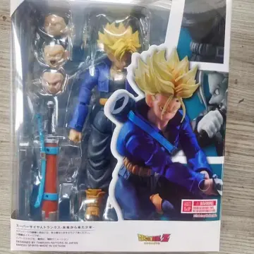 24cm Dragon Ball Figura Gros Super Saiyan Futuro Trunks Ssj Pvc