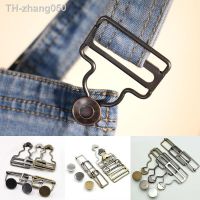 2set Pants Overalls Jeans Brace Clips Metal copper Button Suspenders Buckle Gourd Fastener Rivets Clothes Sewing Accessories Bib