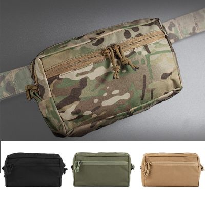 【LZ】✒  GP tático Bolsa larga Modular Bolso MOLLE Bolsa EDC Ferramenta Organizador Militar Cinto Airsoft Vest Bag CS Equipamento de caça