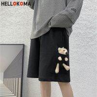 กางเกงขาสั้น KOMA ห้าจุด SL HELLO Boys หลวมเทรนด์ฤดูร้อนหมีลำลองขนาดใหญ่