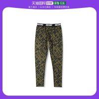 [Japan Direct Mail] Mizuno Mens Front Opening Tight Leggings Micro Brushed Polyester Font/Army Green