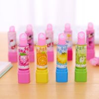 Cartoon Eraser Lipstick Shape Multicolor Student Stationery Remove Pencil Marks Eraser