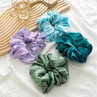 [A innovation] ขนาดใหญ่ ScrunchiesColor ElasticBands WomenSpring หางม้า Stitdropship