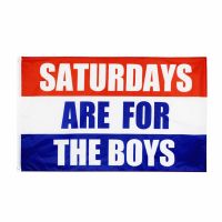 ✸✶ ZXZ free shipping 90x150cm SATURDAYS ARE FOR BOYS FLAGS/ SATURDAYS ARE FOR GIRLS FLAG banner indoor outdoor decoration