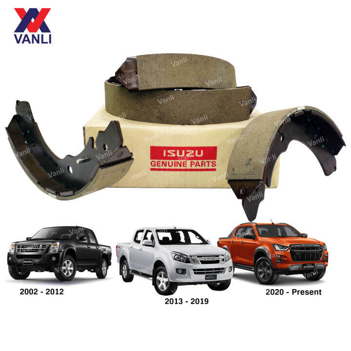 Isuzu Genuine Rear Brake Shoes for Isuzu DMax 2002Present Lazada