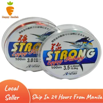 100m Monofilament Super Strong Nylon Fishing Line 3.5LB-36.1