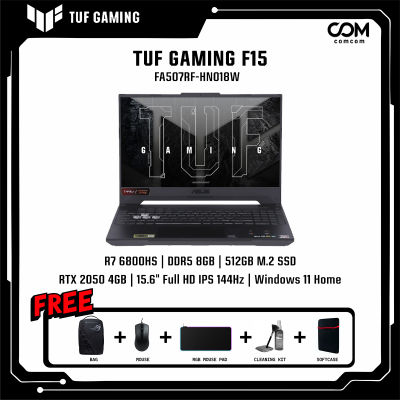 NOTEBOOK (โน้ตบุ๊ค) ASUS TUF GAMING A15 FA507RF-HN018W (MECHA GRAY) BY COMCOM