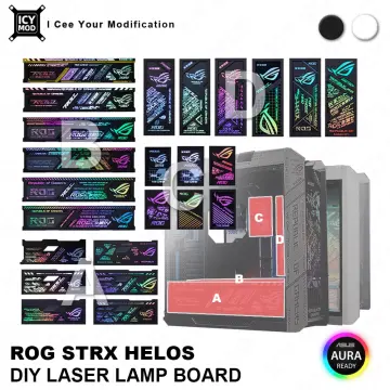 MOD PC Case Panel RGB Lighting Board Backplate For Asus ROG Strix Helios  Case