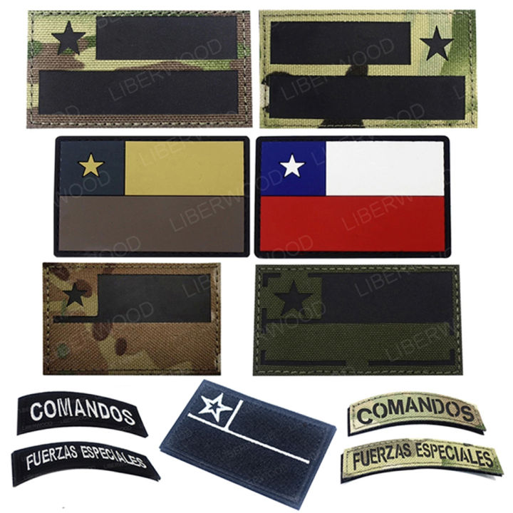 multicam-chi-ชิลีธง-ir-ยุทธวิธีแพทช์อินฟราเรด-a-pplique-พีวีซียางตรากองทัพสายรัดแขนกระเป๋าเป้สะพายหลังหมวกสติ๊กเกอร์