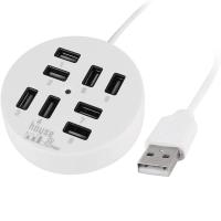 [HOT HAIXWLXKWW 589] 8พอร์ต USB Hub การถ่ายโอนข้อมูลความเร็วสูงภายนอก2.0 Splitter Hub Expander อุปกรณ์แล็ปท็อป