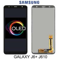 จอ LCD ขนาด6.0นิ้วของแท้เหมาะสำหรับใช้เป็นที่ J6 Samsung Galaxy + J610 J610F J610FN อะไหล่ทดแทนหน้าจอ LCD หน้าจอแสดงผลเหมาะสำหรับ Samsung J6 Plus