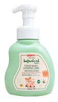 Pigeon พีเจ้น สบู่โฟมอาบน้ำทารก เนเชอรัล โบทานิคอล ไฮยีน แคร์. Pigeon Natural Botanical Baby Foam Wash Hygiene Care 350 ml.