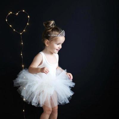 Kids Girl Ballet Tutu Dresses Childrens Dance Clothes Lovely Little Girl Fluffy Ballet Sleeveless Vest Dress Fashion Girl Dress