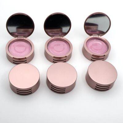 【YF】❍♞  1/2/3 Pairs Round False Wholesale Matte Paint Gold Faux Lashes Storage Cases Boxes