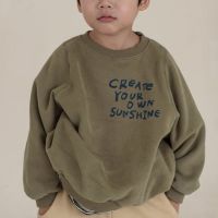 【CC】 Children Clothing 20222 Korean New Fashionable Loose Printed Sleeve Baby for Kids