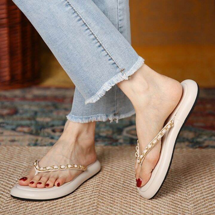 hot-sell-2023-hot-sale-shoes-for-women-flip-flops-womens-slippers-summer-casual-slippers-women-the-chain-metal-decoration-shoes-ladies