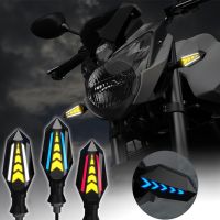 2023 Double Side Flowing Turn Signal Motorcycle LED Turn Signal Flasher Light Built-in Relay Flashing Blinker Universal M10 Bolt IP65