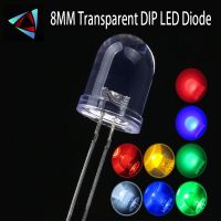 20Pcs 8MM LED Diode Kit 3V Set Light Emitting White Green Red Blue Yellow Pink Purple Orange RGB Fast Slow  Warm LED KITElectrical Circuitry Parts