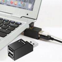 Mini Portable 3-port USB 2.0 ncher Direct Plug USB HUB Extension Concentrator