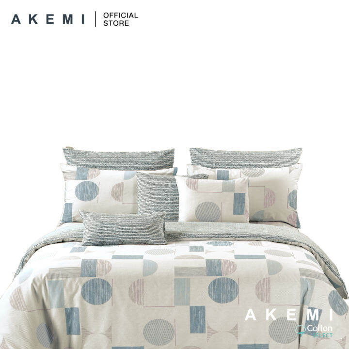 AKEMI Cotton Select Adore Quilt Cover Set 730TC - Collice (Super Single/  Queen/ King) | Lazada