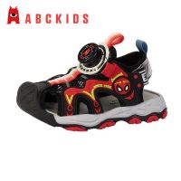 【Ready】? Abids2023 summer new childrens sandals mens childrens Baotou sandals boy non-slip soft-soled beach shoes