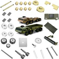 【CW】HG P801 P802 Modified Remote Control Model Car Panel Exhaust Tire for M977 Military Card HG Tractor