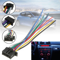 EG【Ready Stock】1 Pcs 16Pin Radio Wire Harness Audio Connector Line Replacement For Pioneer 2350 Car Stereo 6.3 Inch Meet EIA Color Code Free Ship Chea