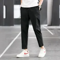 GoMo กางเกงขายาวผู้ชายฤดูร้อนลำลองหลวมพลัสไซส์กางเกง 2022 pants new