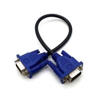 Kabel Ekstensi VGA HD 15 Pin Kabel VGA Jantan Ke Jantan Kabel Kawat Inti Tembaga untuk Proyektor Monitor Komputer PC