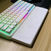 Natural Quartz Material Wrist Rest Pad For 60 68 87 96 104 980 Mechancial Gaming Keyboard Customize Hand Rest Keyboard Tray