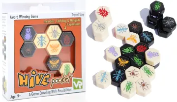 Hive Board Game Insect Chess Players Family Parents Children Funny