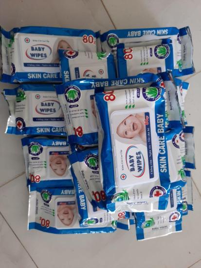 Đơn 49k freeship 15kcombo 10 bịch khăn giấy ướt baby wipes - ảnh sản phẩm 5