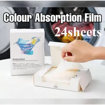 1box Anti-Dyeing Cloth, Color Catcher Dye Trapping Sheet, Color