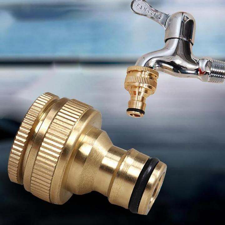 Kitchen Brass M22 Thread Hose Water tube Connector Faucet Tap Quick