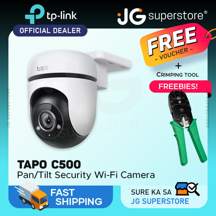 TP-LINK TAPO C500 OUTDOOR PAN/TILT SECURITY WIFI CAMERA 1080p 2.4