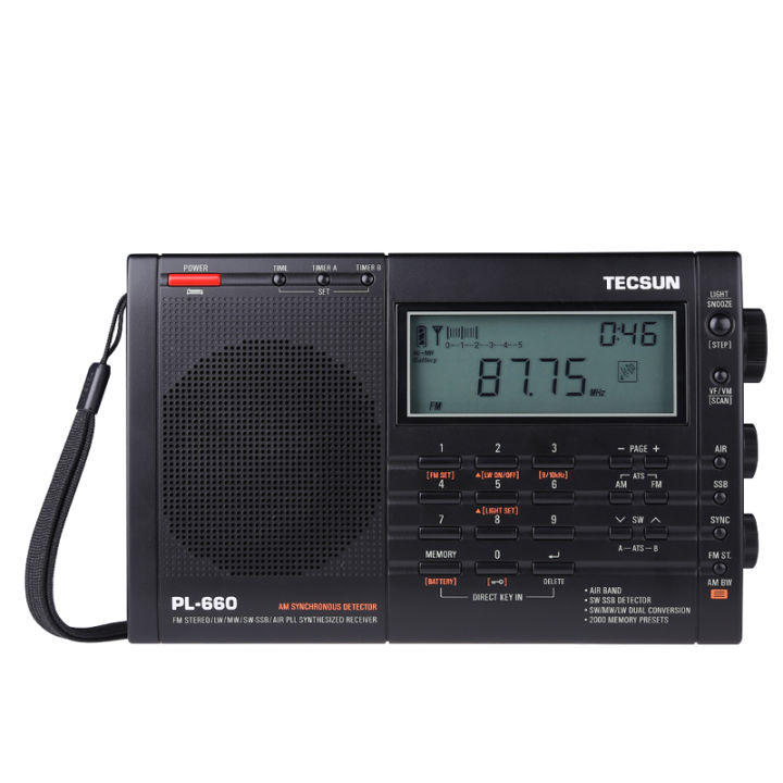 tecsun-pl-660วิทยุssb-vhf-air-bandวิทยุเครื่องรับสัญญาณfm-mw-sw-lwวิทยุmultiband-dual-conversion-internetวิทยุพกพา