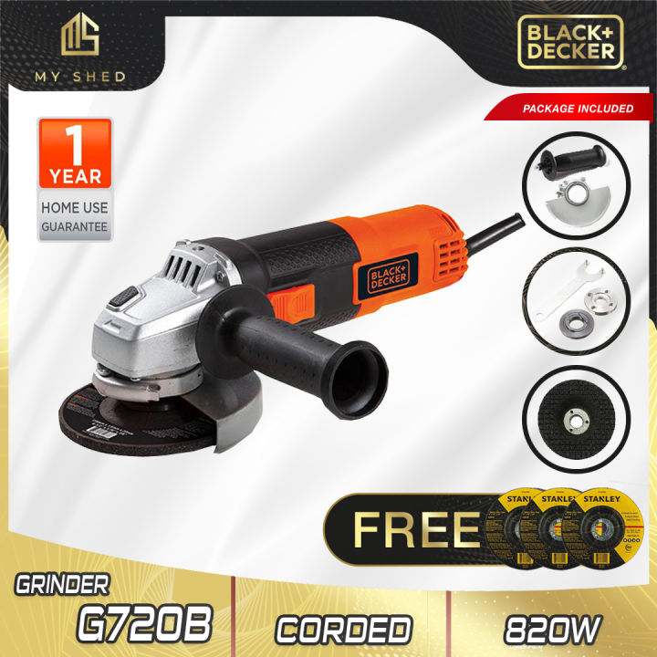 Black+Decker G720B-B1 Angle Grinder