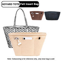 【cw】EverToner Felt Insert Bag Organizer for Goyard Tote Makeup Handbag Organizer Travel Inner Purse Women Portable Cosmetic Bags !