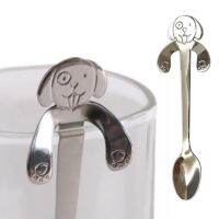 Dog Hanging Cup Stirring Hugging Soup Dessert Teaspoons Tableware Supplies