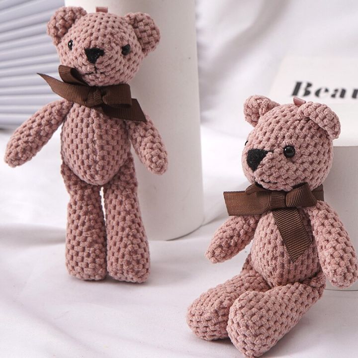 15cm-bear-stuffed-plush-toys-baby-cute-dress-key-pendant-pendant-dolls-gifts-birthday-wedding-party-decor