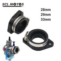 SCL MOTOS New 28mm 29mm 33mm Motorcycle Carb Rubber Carburetor Interface Intake Manifold PWK21 26 28 30 32 34