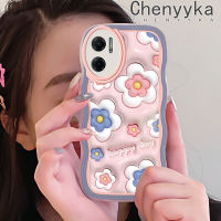 เคส Chenyyka สำหรับ Xiaomi MI Xiaomi MI Redmi 10 5G Note 11E 5G Redmi 11 Prime เคสแฟชั่น3D โฉมงามลายดอกไม้เคสมือถือกันกระแทกแบบใสนิ่มเคสป้องกันซิลิกาเจลโปร่งใสลายกล้องถ่ายรูปสุดสร้างสรรค์