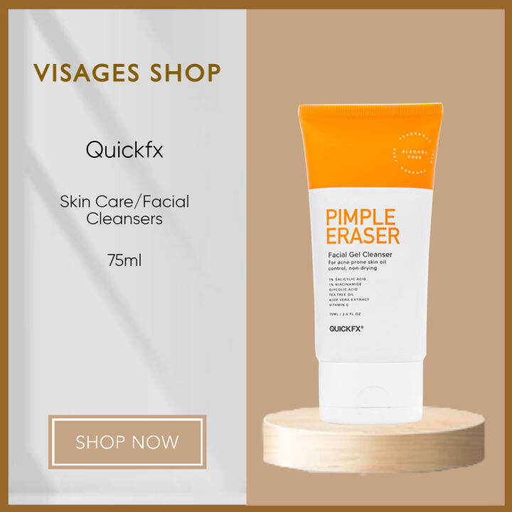 QUICKFX Pimple Eraser Facial Gel Cleanser 75ml Lazada PH