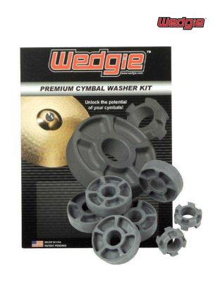 Wedgie ตัวรองแฉ ตัวรองฉาบ แบบยางพิเศษ / 1 แพ็คมี 7 ตัว (Cymbal Washers Kit) ** Made in USA **