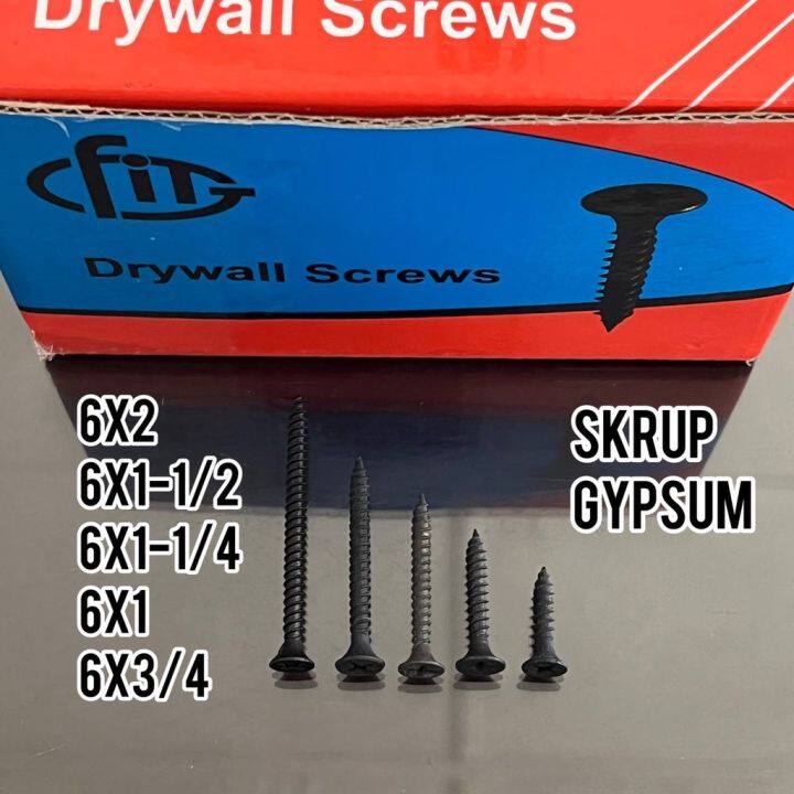 [ECER] Paku Skrup Sekrup Gypsum 3/4 , 1 , 1-1/4, 1-1/2 , 2 INCH