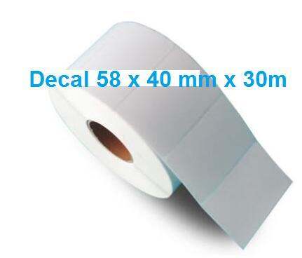 5 cuộn tem cân điện tử 58x40mm - ảnh sản phẩm 3