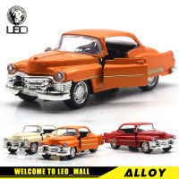 LEO 1:36 Cadillac classic car sound and light effect alloy car model diecast toys for boys Car toys baby toys kids toys mainan kanak kanak lelaki